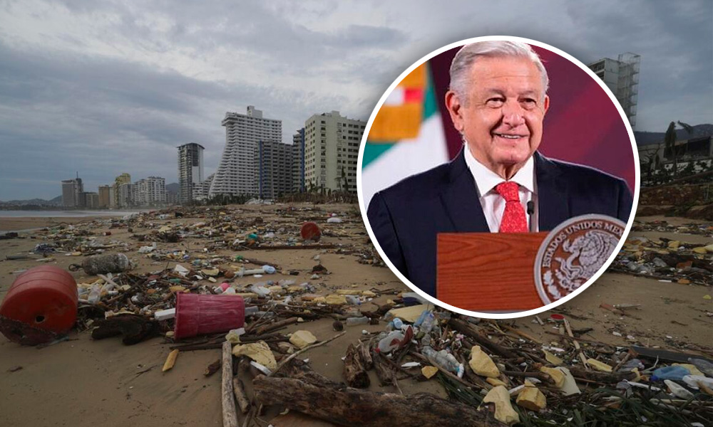 AMLO defiende acciones ante tragedia en Acapulco