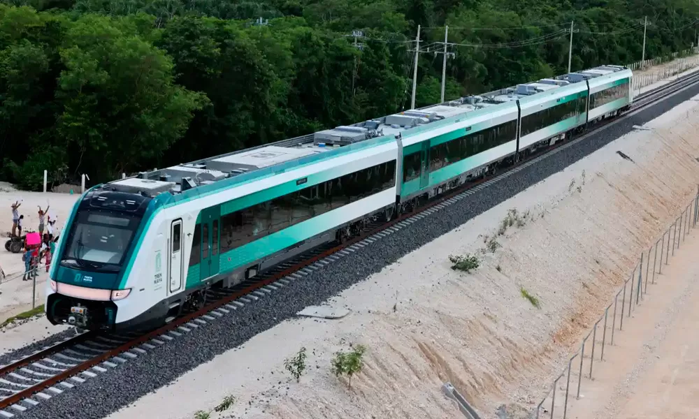 Suspenden temporalmente el Tren Maya por obras en el tramo Cancún-Palenque
