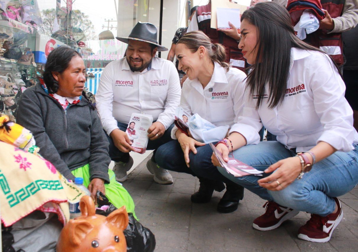 Simey Olvera impulsa la transformación en Hidalgo durante su campaña al Senado