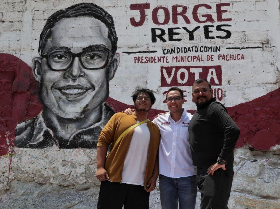 Jóvenes Artistas de Pachuca se Manifiestan a través del Arte en Apoyo a Jorge Reyes